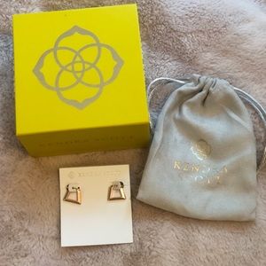 Kendra Scott Renzo Hoop Earrings in Rose Gold